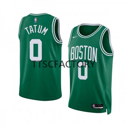 Maillot Basket Boston Celtics Jayson Tatum 0 Nike 2022-23 Icon Edition Green Swingman - Homme